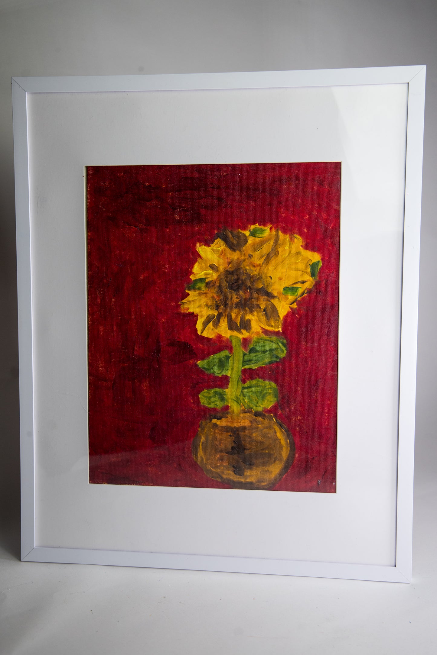 Sunflower, Framed