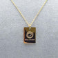 Soul Starburst Necklace, Gold Plate