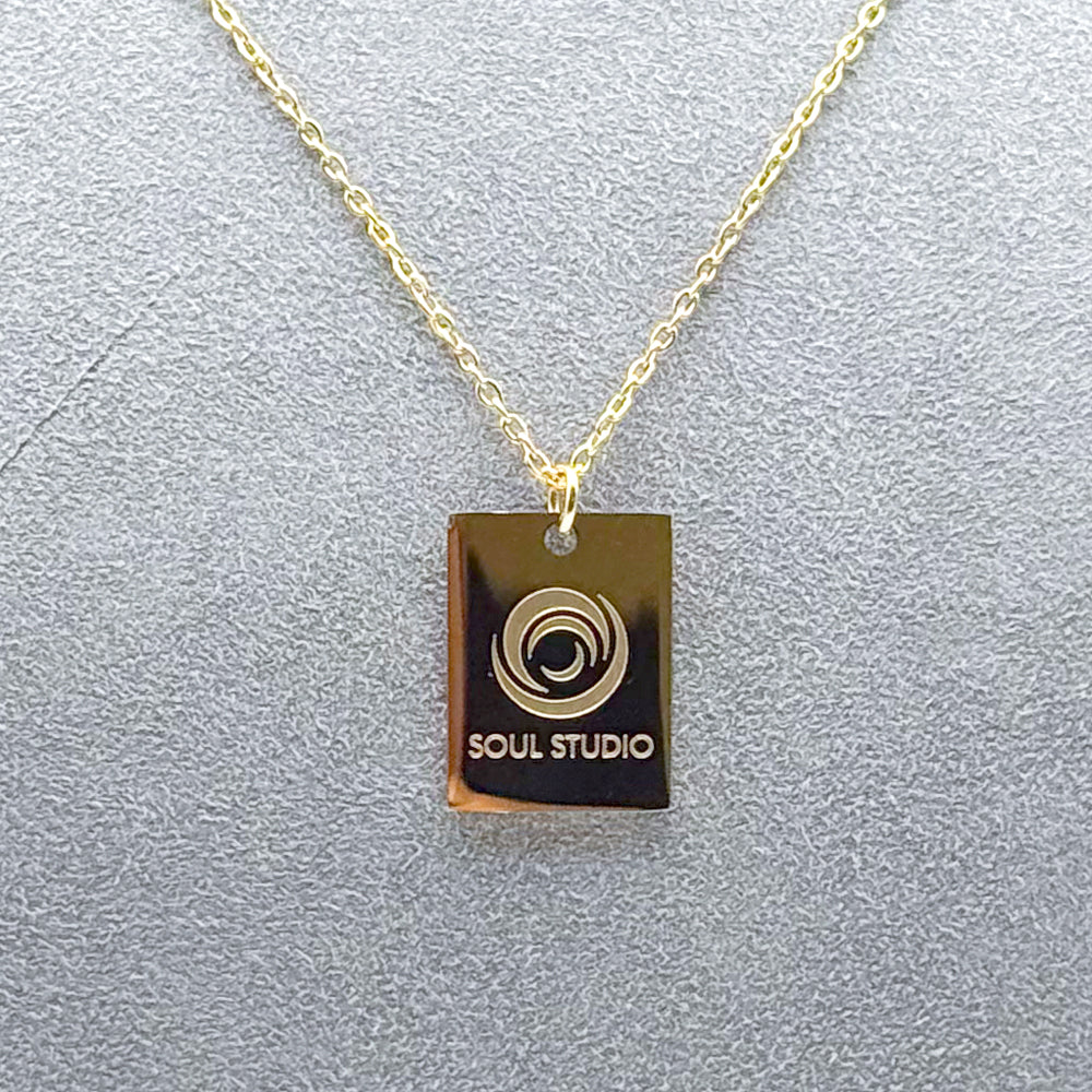 Soul Starburst Necklace, Gold Plate