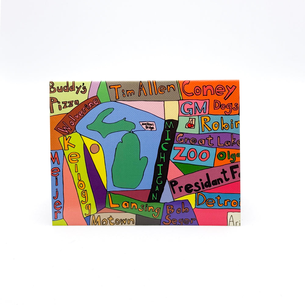 Michigan Greeting Card