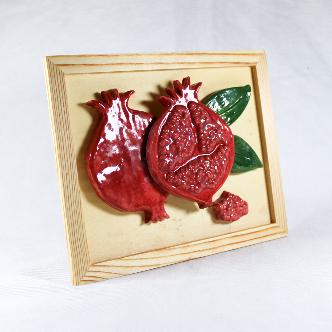 Ceramic Pomegranate Wall Art