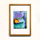 Painting of Building and House