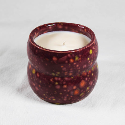 Hand Poured Our World Ceramic Candle