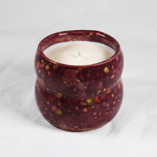 Hand Poured Our World Ceramic Candle