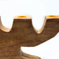 Wooden Candelabra