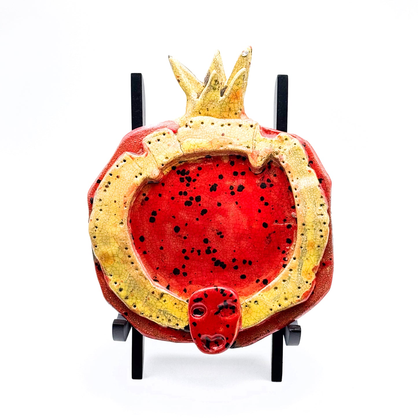 Ceramic Pomegranate Wall Hanging