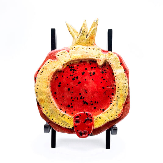 Ceramic Pomegranate Wall Hanging