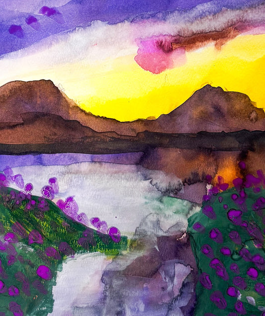 Sunset on the Mountain